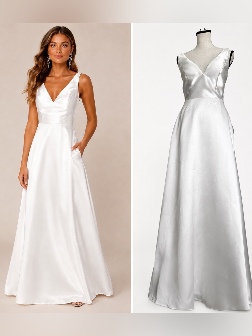 Lulus “Romantically Inclined” White Backless Maxi Dress – Size Small NWT
